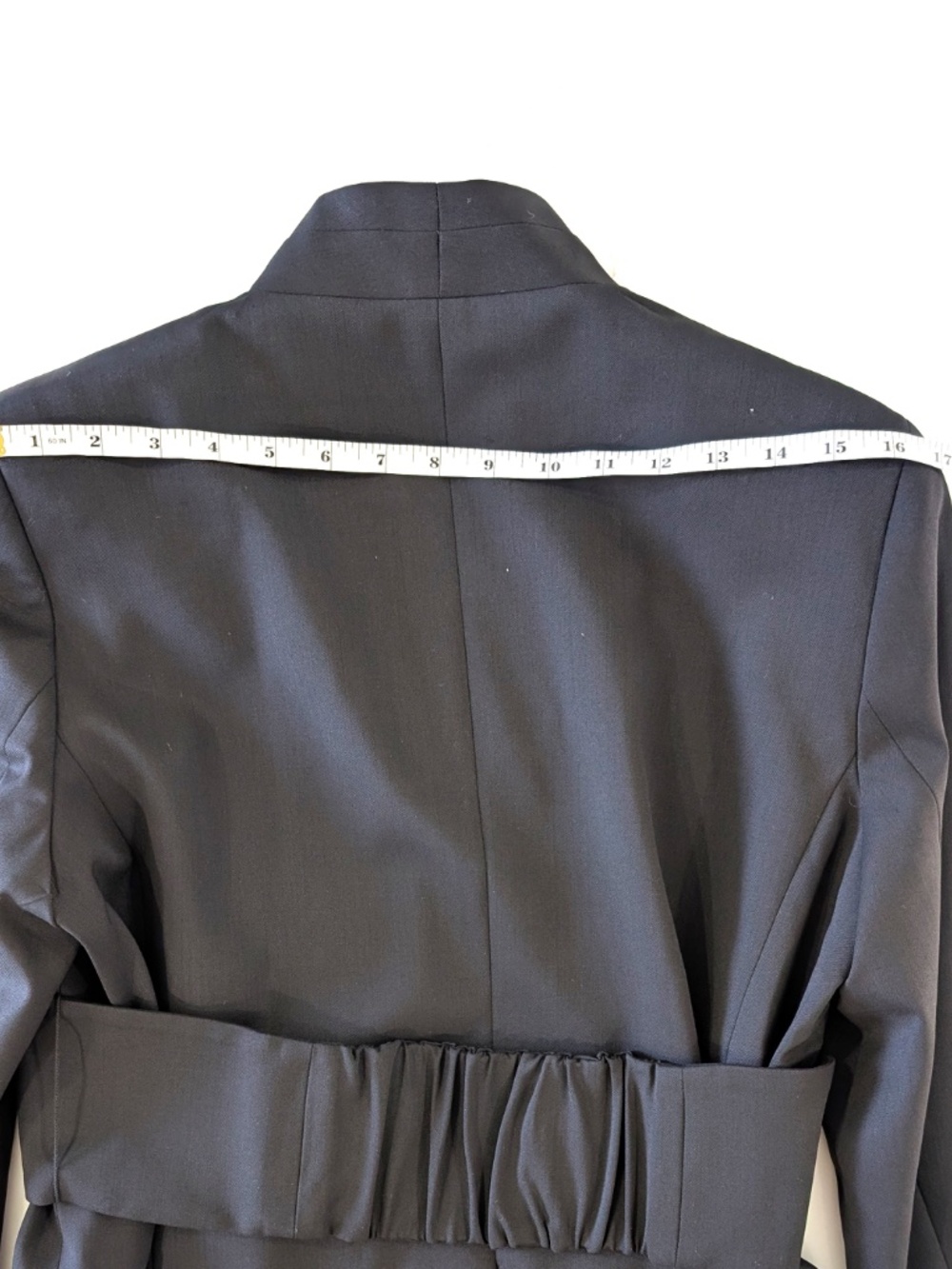 TWP After Five Collarless Blazer Black Virgin Wool Silk Lining Sz M NWT $1295 - Picture 9 of 12